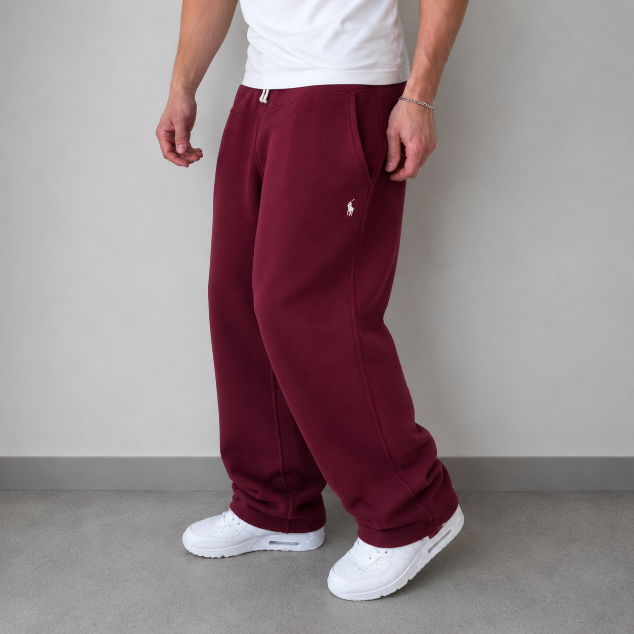 Polo Ralph Lauren Vintage Sweatpants Jogger Deep Burgundy