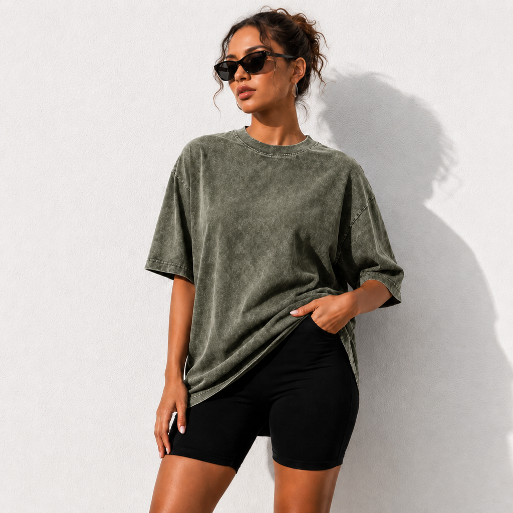 3-Pack Washed Oversized Tees