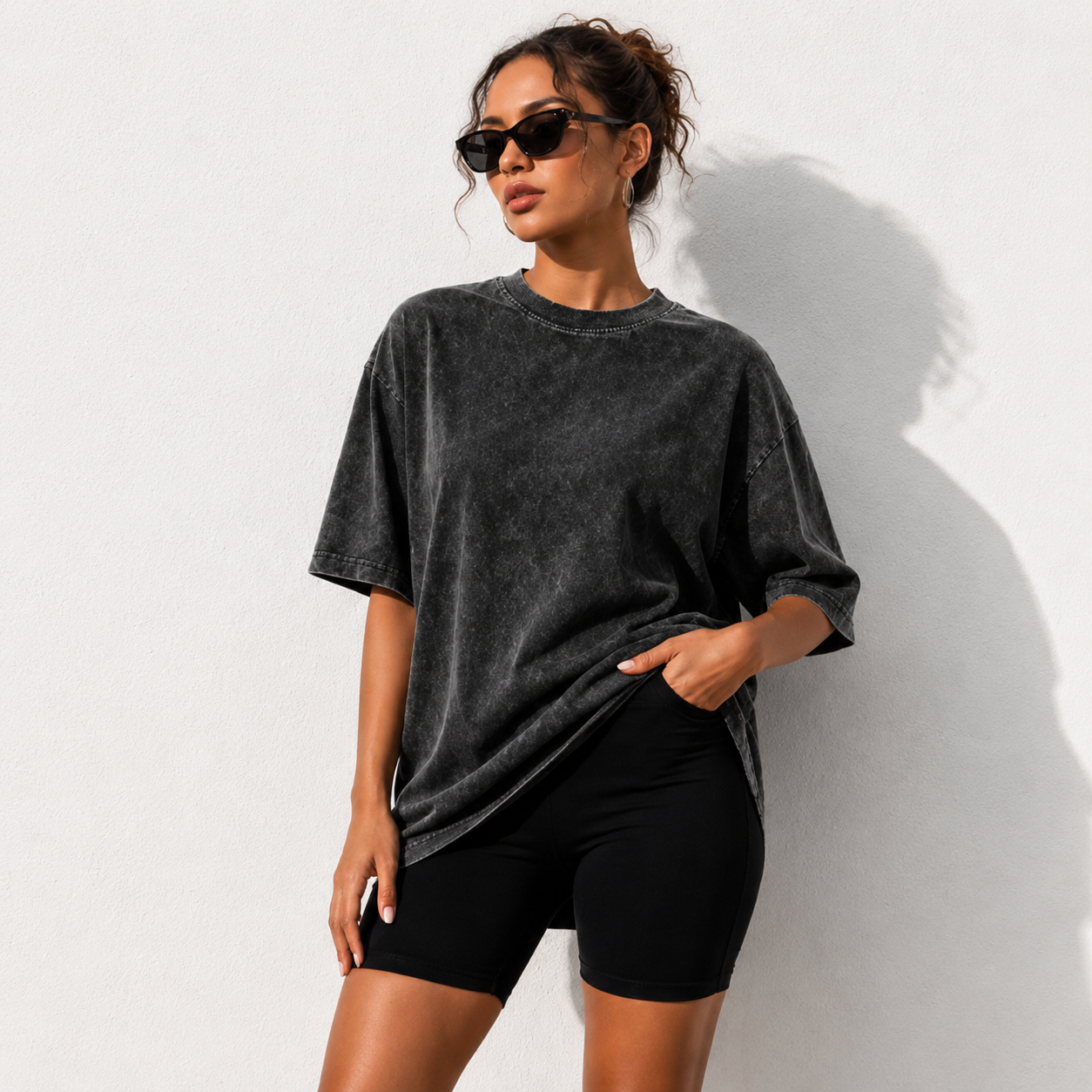 3-Pack Washed Oversized Tees