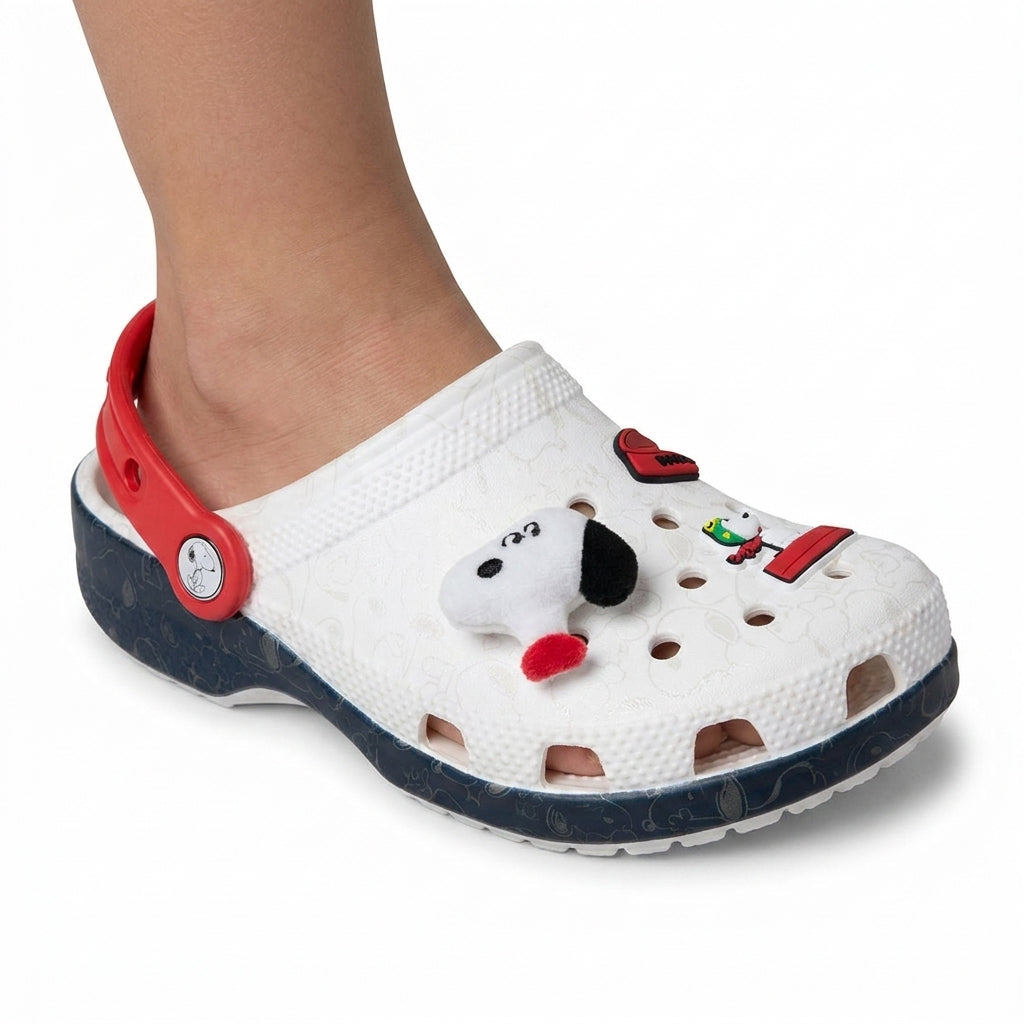 Peanuts Snoopy x Classic Clog White