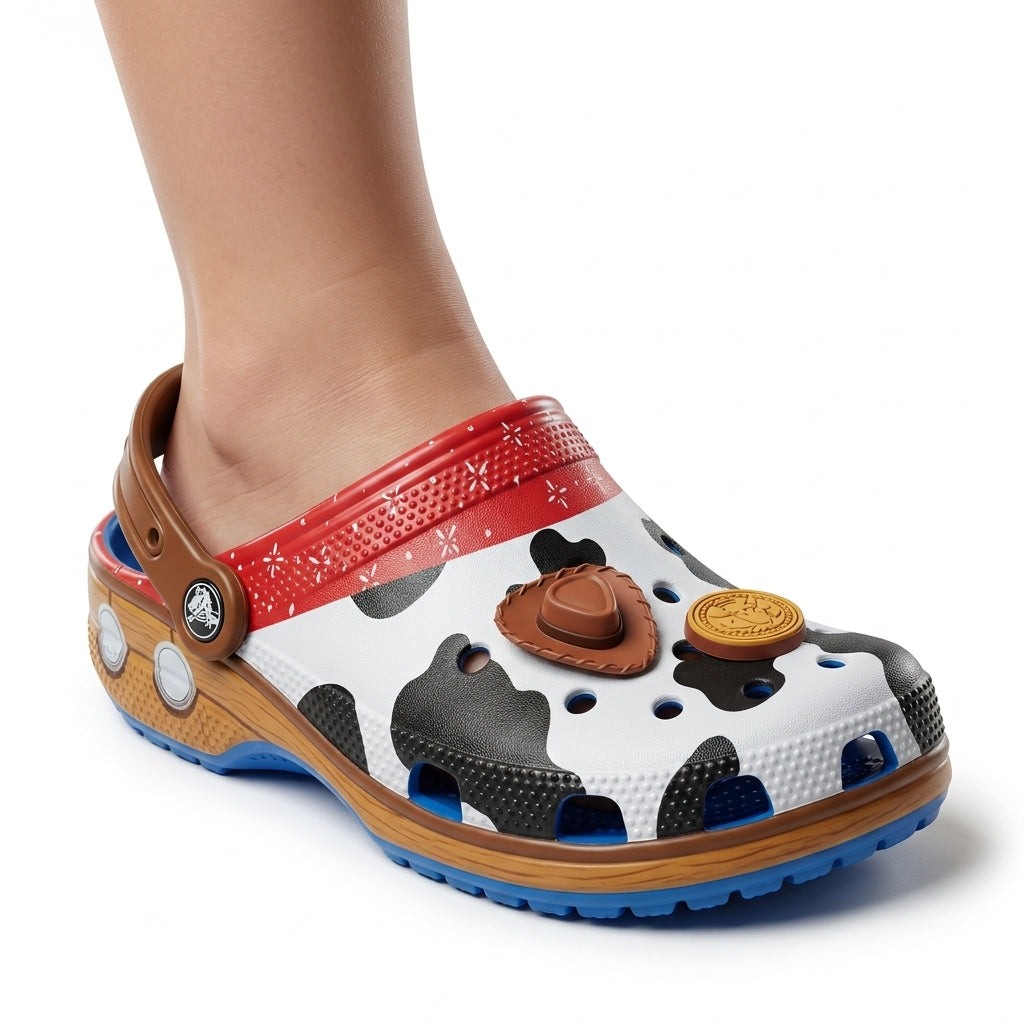 Toy Story x Classic Clog Sheriff Woody Blue Jean