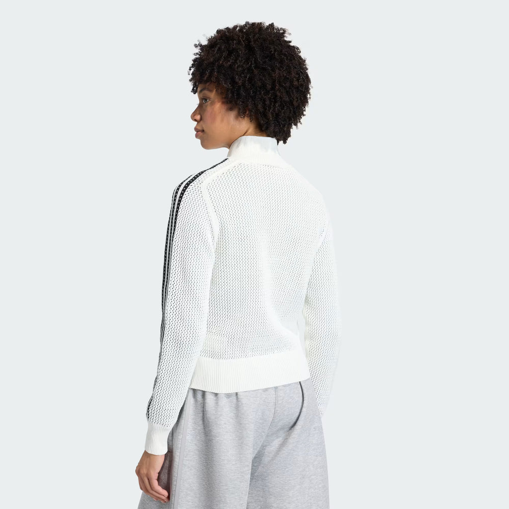 Knitted Crochet Firebird Adidas Track Top