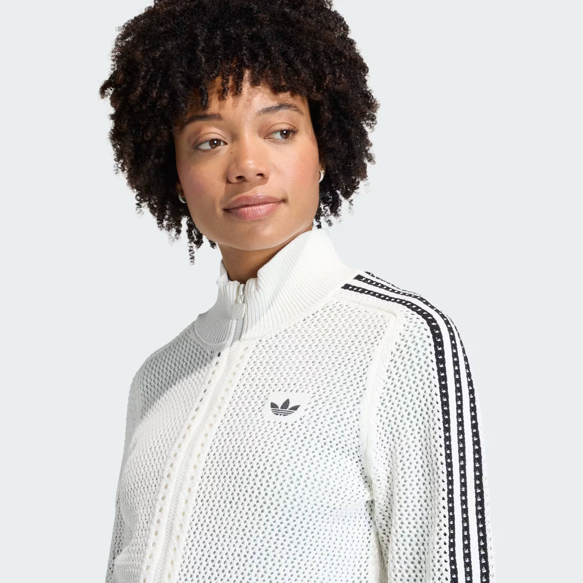 Knitted Crochet Firebird Adidas Track Top