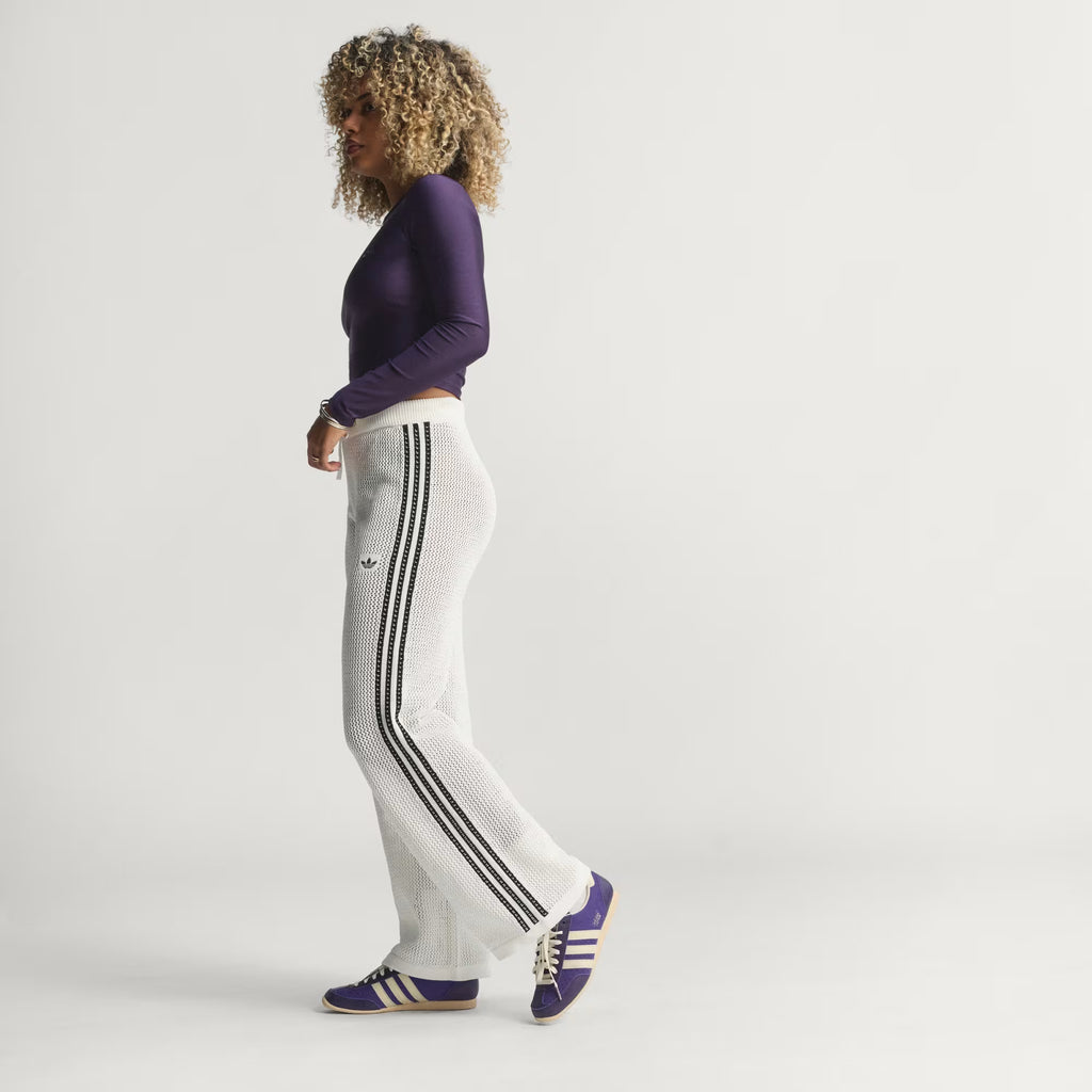 Knitted Crochet Firebird Adidas Track Pants