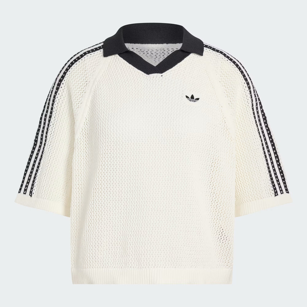 Crochet Polo Adidas Off White