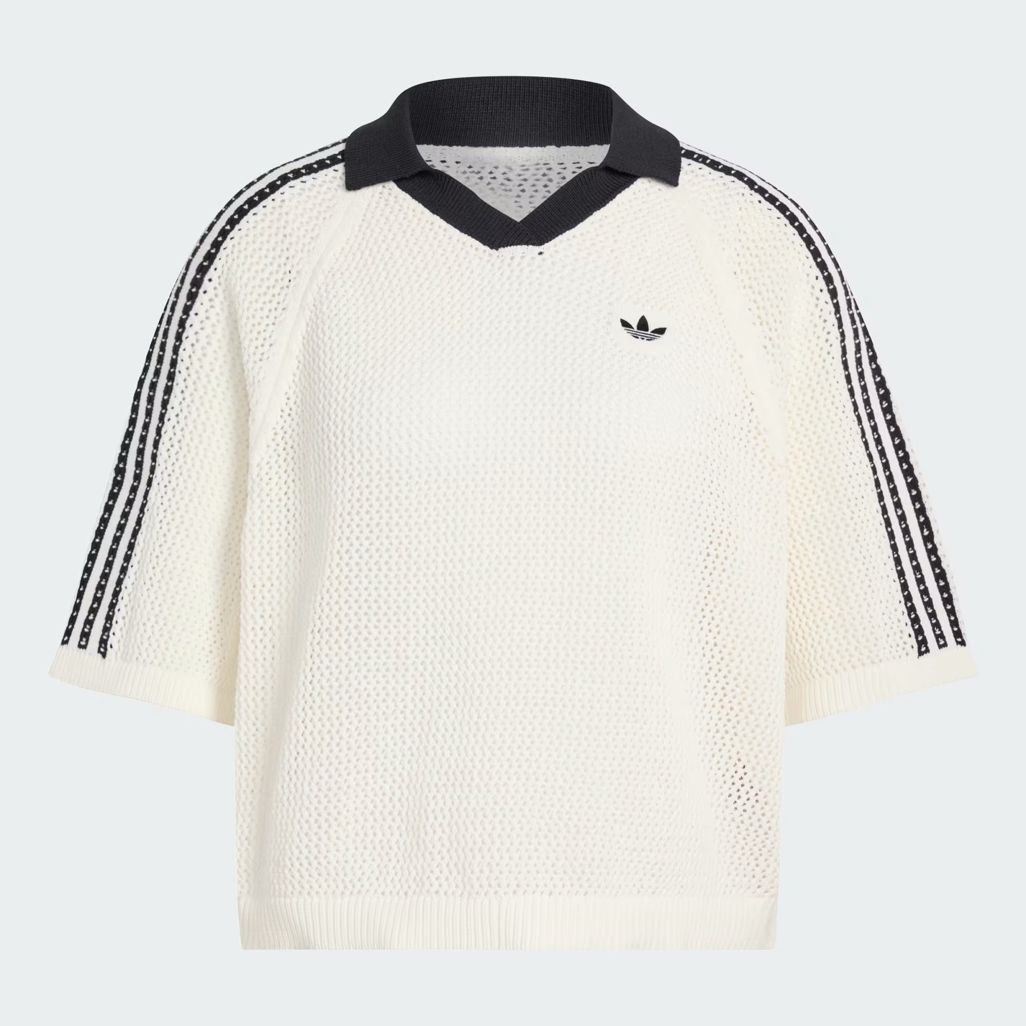 Crochet Polo Adidas Off White