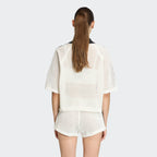 Crochet Polo Adidas Off White