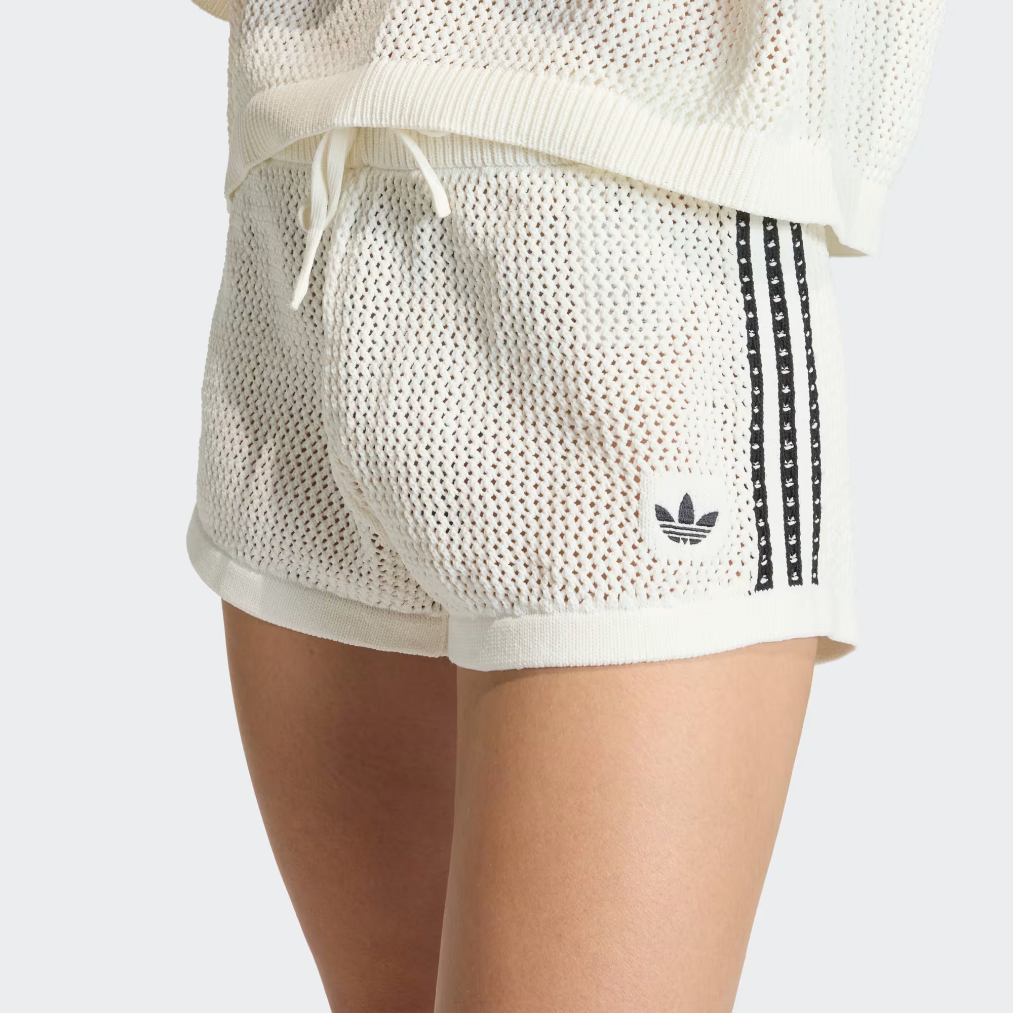 Shorts Adidas Crochet Off White