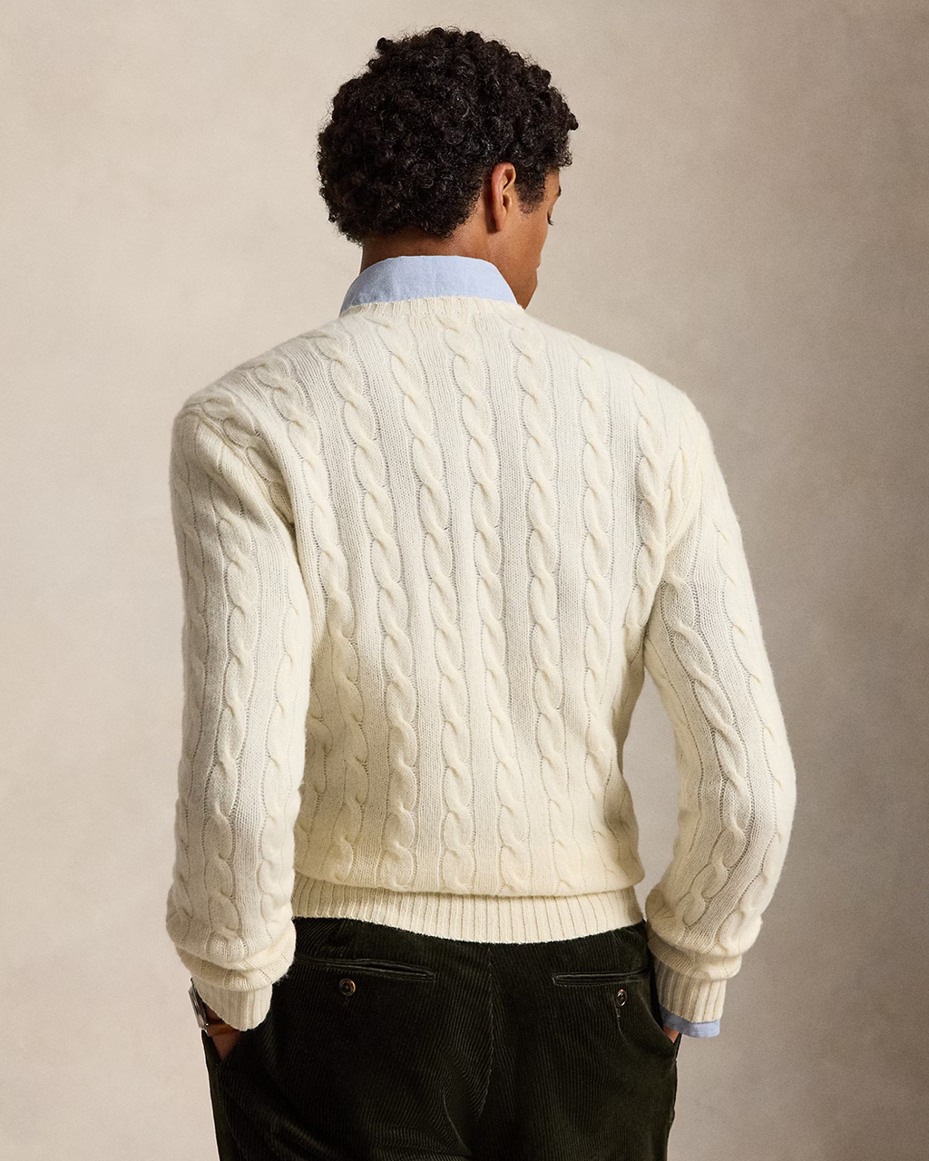 Cable-Knit Wool-Cashmere Jumper