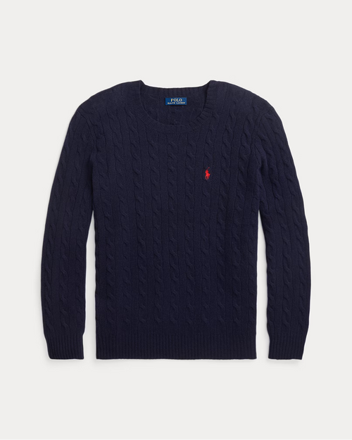 Cable-Knit Wool-Cashmere Jumper