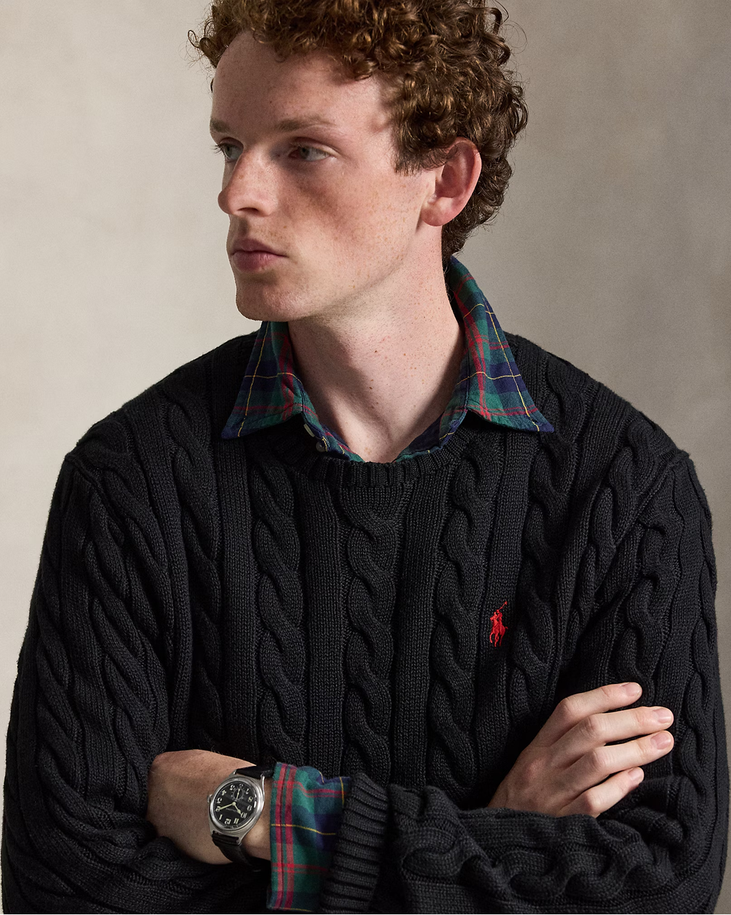 Cable-Knit Wool-Cashmere Jumper