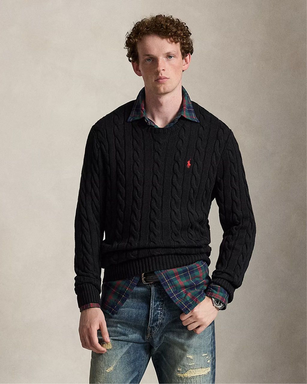 Cable-Knit Wool-Cashmere Jumper