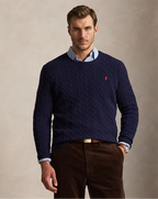 Cable-Knit Wool-Cashmere Jumper