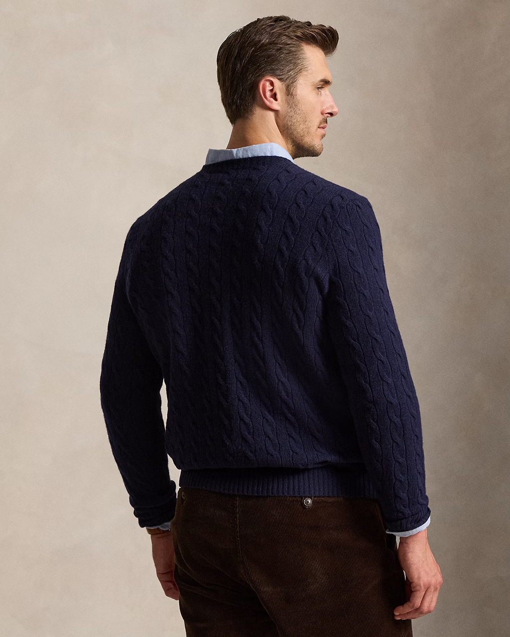 Cable-Knit Wool-Cashmere Jumper