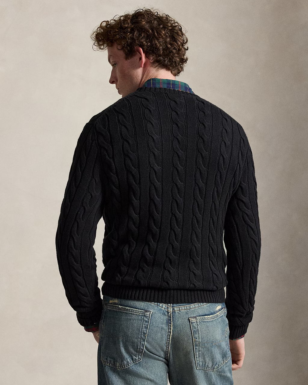 Cable-Knit Wool-Cashmere Jumper