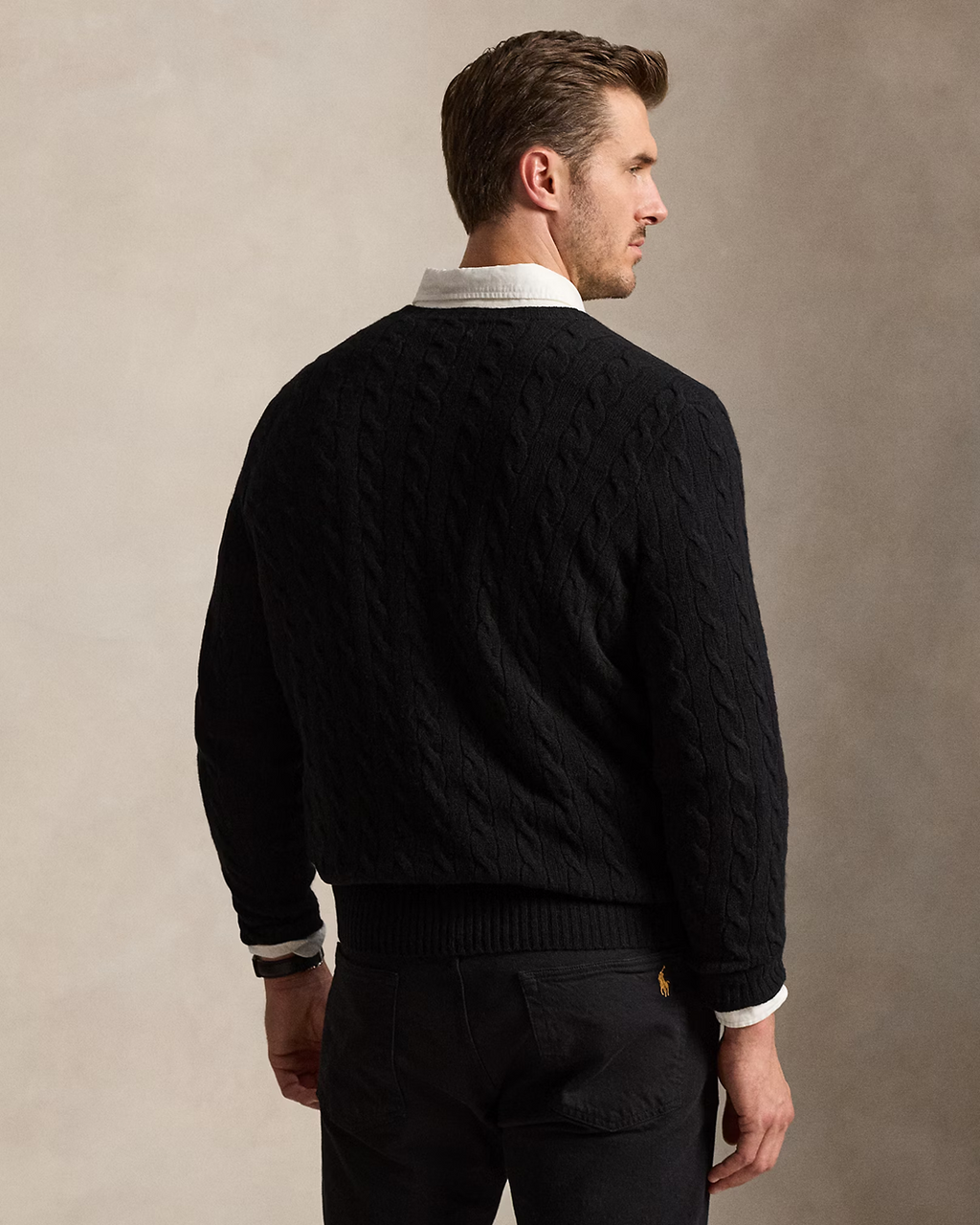 Cable-Knit Wool-Cashmere Jumper